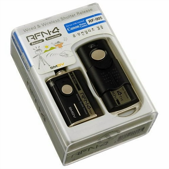 SMDV RFN-4 Wireless Remote Shutter Release - for Canon EOS Rebels (Replaces Canon RS 60-E3)