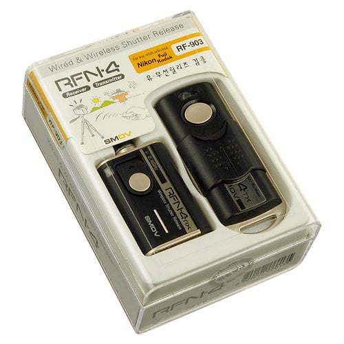 SMDV RFN-4 Wireless Remote Shutter Release - for Nikon DSLR D200, D300s, D300, D700, D1, D2, D3x, D3s, Fuji, Fujifilm S3 Pro, IS,S5 Pro