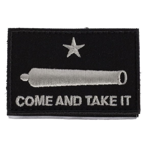 SME Patch Come & Take it Cannon Black, 3" x 2"