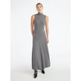 thumbnail image 1 of Scoop Women's and Women's Plus Rib Knit Seamed Maxi Dress, Sizes XS-4X, 1 of 4