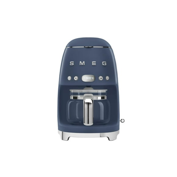 Cafetera Smeg, estilo retro de los años 50, jarra de vidrio para 10 tazas
