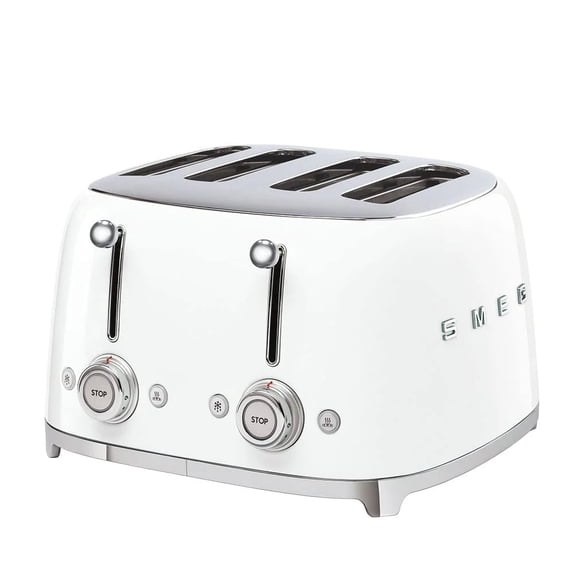 SMEG Retro 4 Slice Toaster, White, 4 Slice, - Walmart.com