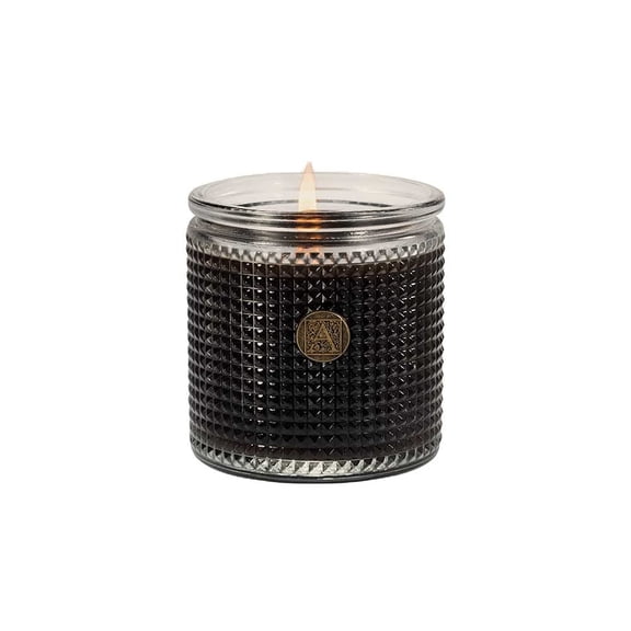 SMELL OF ESPRESSO Aromatique Textured Glass Scented Jar Candle