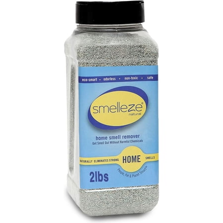 SMELLEZE Natural ROOM/House Odor Eliminator Deodorizer 2 lb Granules