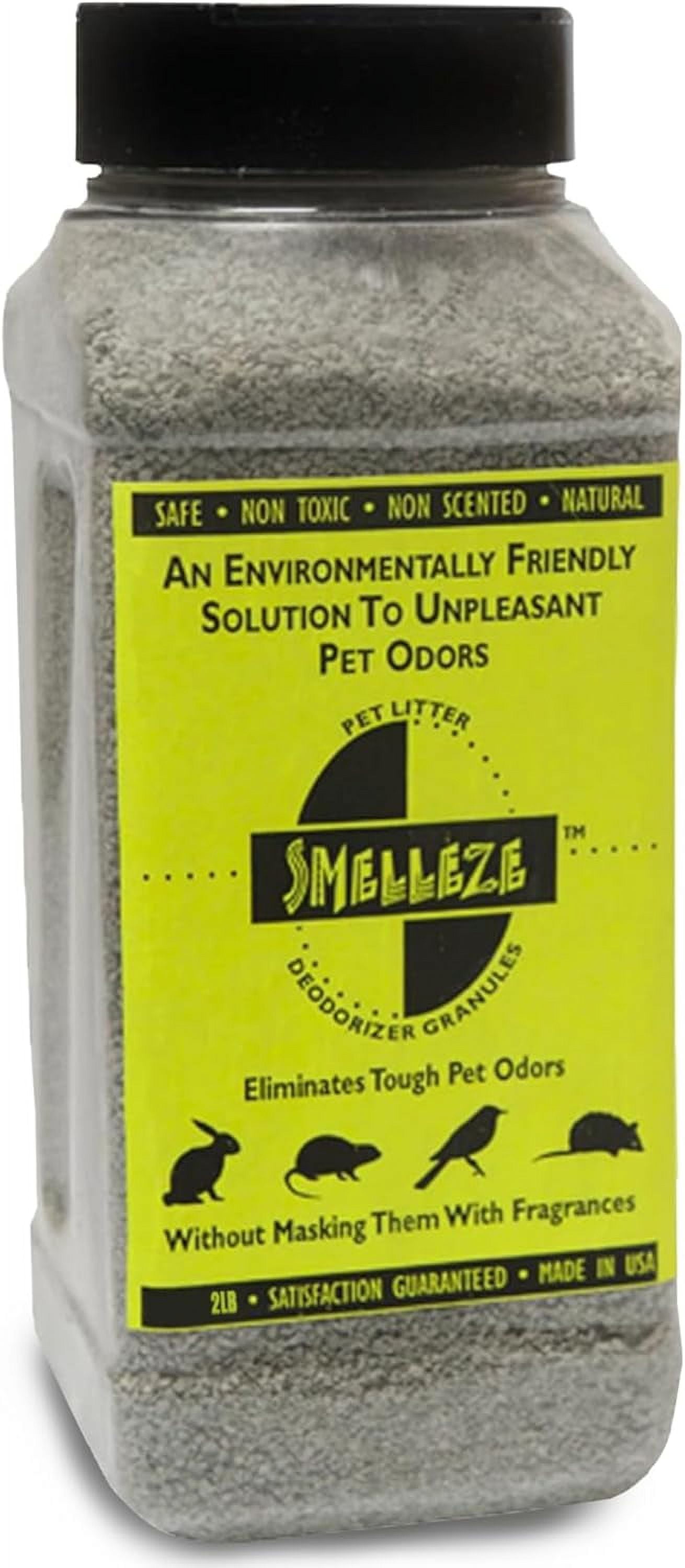 SMELLEZE Natural Rabbit Odor Eliminator Deodorizer 2 lb Granules