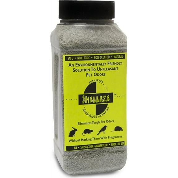SMELLEZE Natural Rabbit Odor Eliminator Deodorizer 2 lb Granules