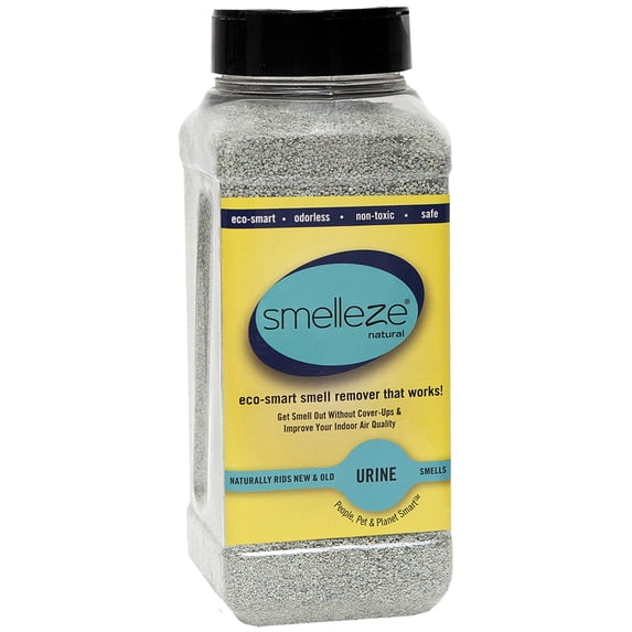 SMELLEZE Natural Urine Smell Removal Deodorizer: 2 lb. Granules Stops Pee Stench