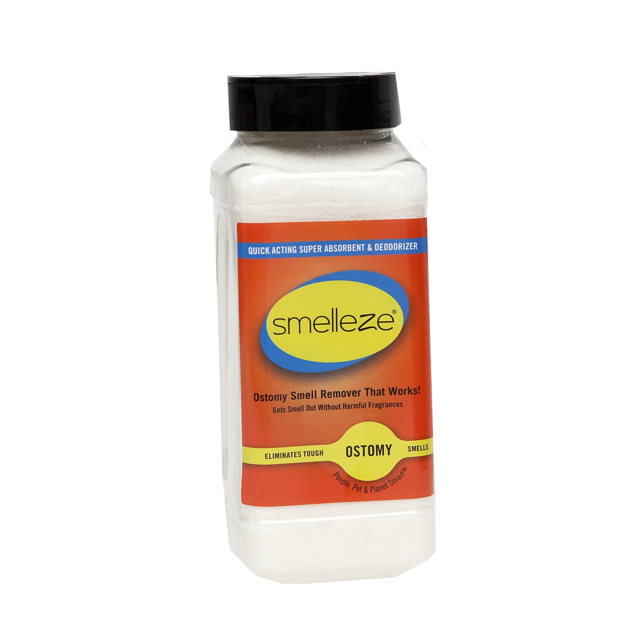 SMELLEZE Ostomy Bag Smell Removal Deodorizer 2 lb. Granules Stop