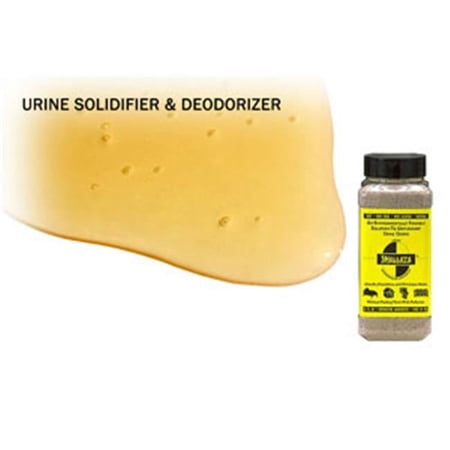 SMELLEZE Urine Absorber, Solidifier & Deodorizer: 2 lb. Granules for Portable Urinals & Bedpans