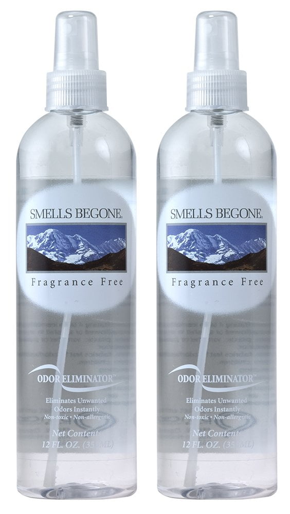 SMELLS BEGONE 12 oz (2Pack) Air Freshener Spray Odor Eliminator