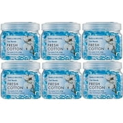SMELLS BEGONE 12oz (6-Pack) Odor Absorber Gel Beads Air Freshener & Odor Control Fresh Cotton Scent