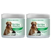 SMELLS BEGONE 15oz (2-Pack) Pets Odor Absorber Gel Air Freshener & Odor Control Calming Rain Scent