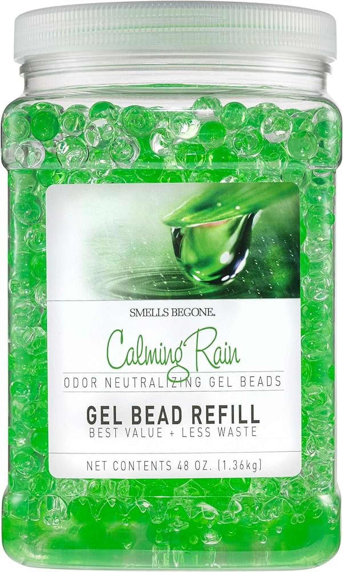 SMELLS BEGONE 48 oz Odor Eliminator Gel Bead Refill Air Freshener