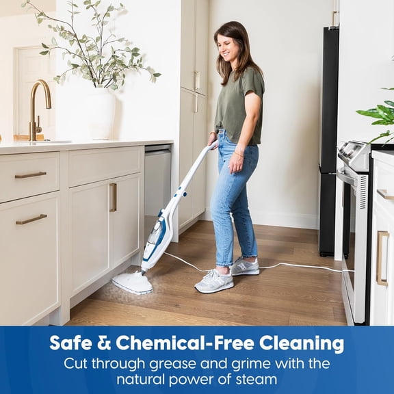 SMF1501 2-in-1 Steam Mop for Floor Cleaning with Detachable Handheld Steamer