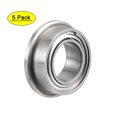 thumbnail image 1 of SMF74ZZ Flange Ball Bearing 4x7x2.5mm Double Metal Shielded Stainless Steel Bearings 5 pcs, 1 of 5