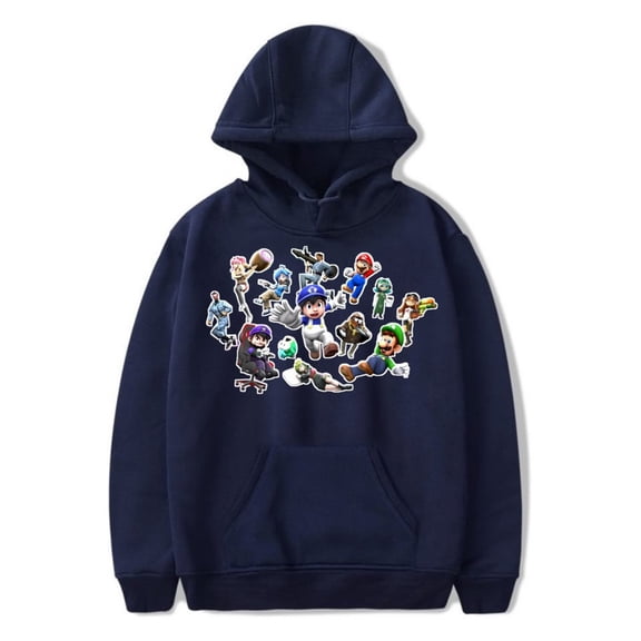 SMG4 Merch Hoodie Casual Unisex Sweatshirt Fashionable Cool Hip Hop Long Sleeved Sweatshirt