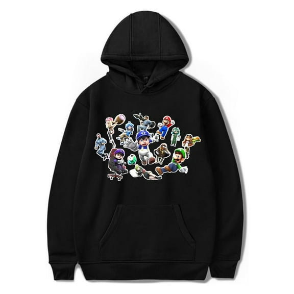 SMG4 Merch Hoodie Casual Unisex Sweatshirt Fashionable Cool Hip Hop Long Sleeved Sweatshirt