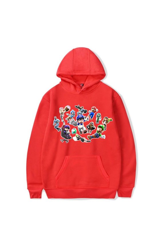 SMG4 Merch Hoodie Casual Unisex Sweatshirt Fashionable Cool Hip Hop Long Sleeved Sweatshirt