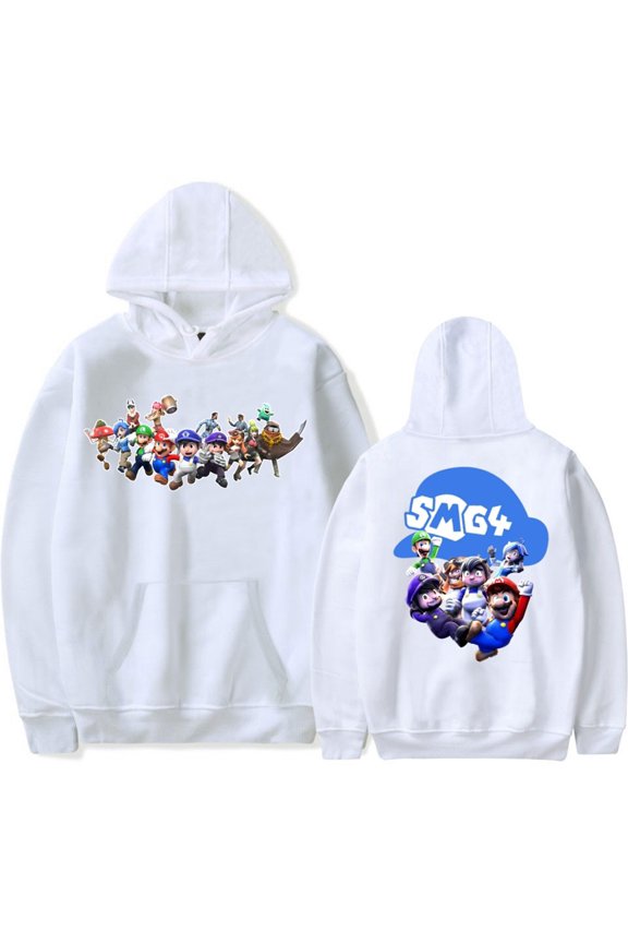SMG4 Merch Hoodie Comfortable Fun Printed Sweatshirt Neutral Versatile Trendy Clothing