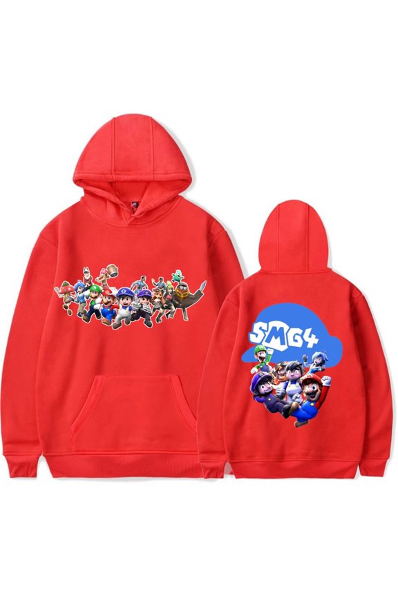 SMG4 Merch Hoodie Comfortable Fun Printed Sweatshirt Neutral Versatile Trendy Clothing