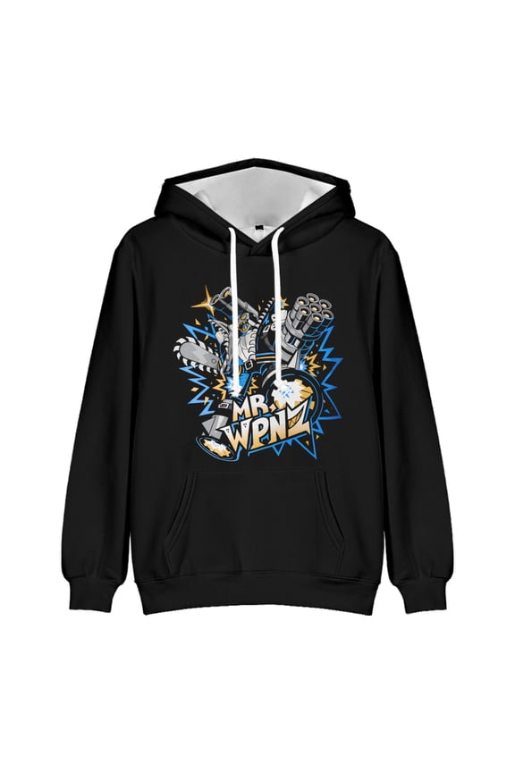 SMG4 Merch Mr. Wpnz Classic Graphic Hoodie Long Sleeve Fan Merch Pullovers Streetwear Unisex Fashion Casual Outfits