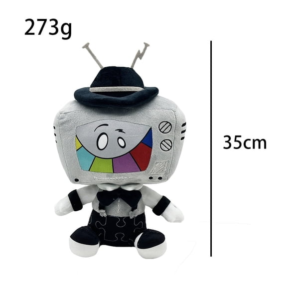 SMG4 Mr. Puzzles Plush Toy, Soft Stuffed Doll, Game Character Plushie for Fans & Gifts
