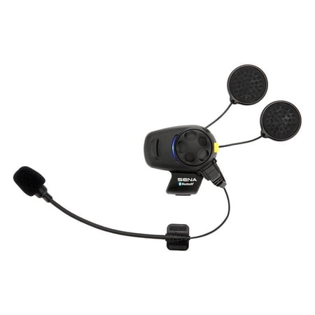 SMH5-FM Bluetooth Headset & Intercom with Built-in FM Tuner for Scooters and Motorcycles with Universal Microphone Kit
