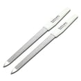 thumbnail image 1 of SMI 2 Pcs Solingen Curved Sapphire Metal Nail File Set Fine and Coarse Arched Nail Files Double Sided Best Nail File for Fingernail Toenail Care, 1 of 6