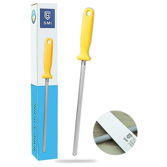 SMI 9 inch Knife Honing Steel Solingen Germany Sharpening Steel Rod Kitchen Knife Sharpener