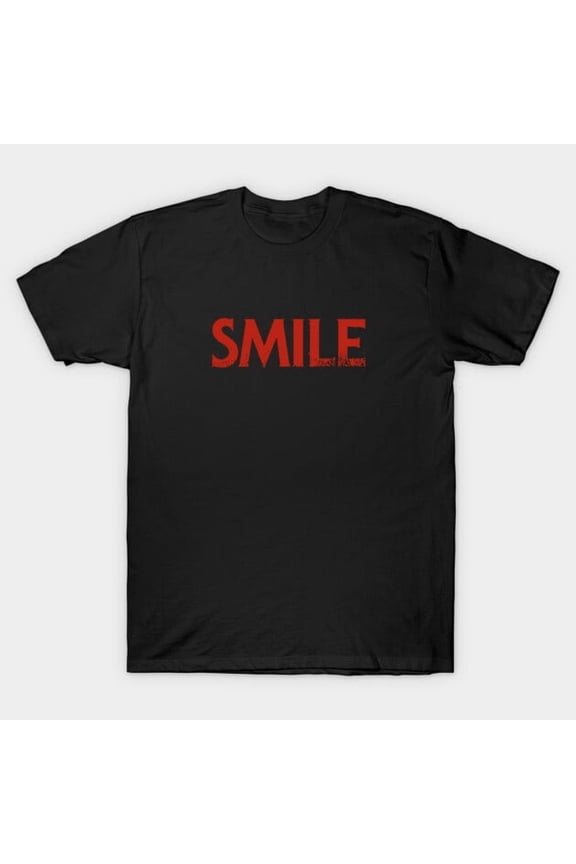 SMILE Funny Retro 70s Groovy Hippie Positive Vibe Happy Face Peace Art G4620 T-Shirt, for men and women, Up to Size 5XL