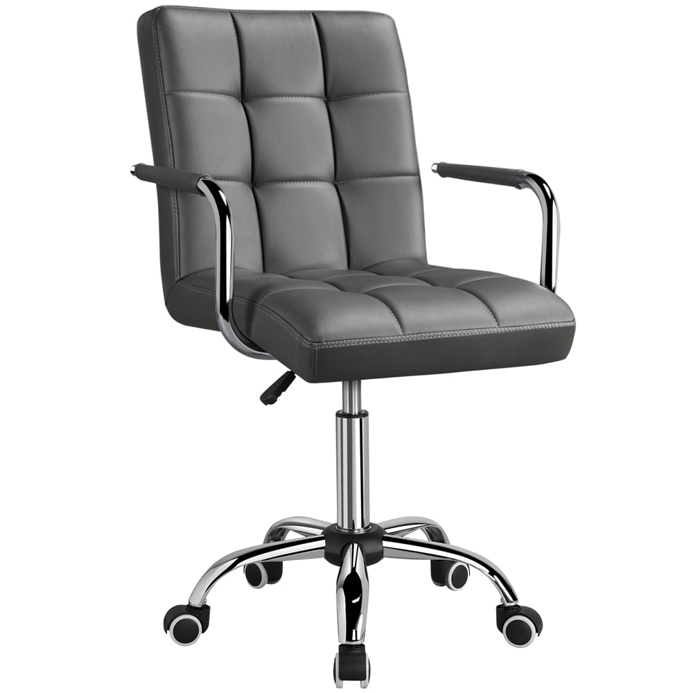 Gray office online chair with wheels