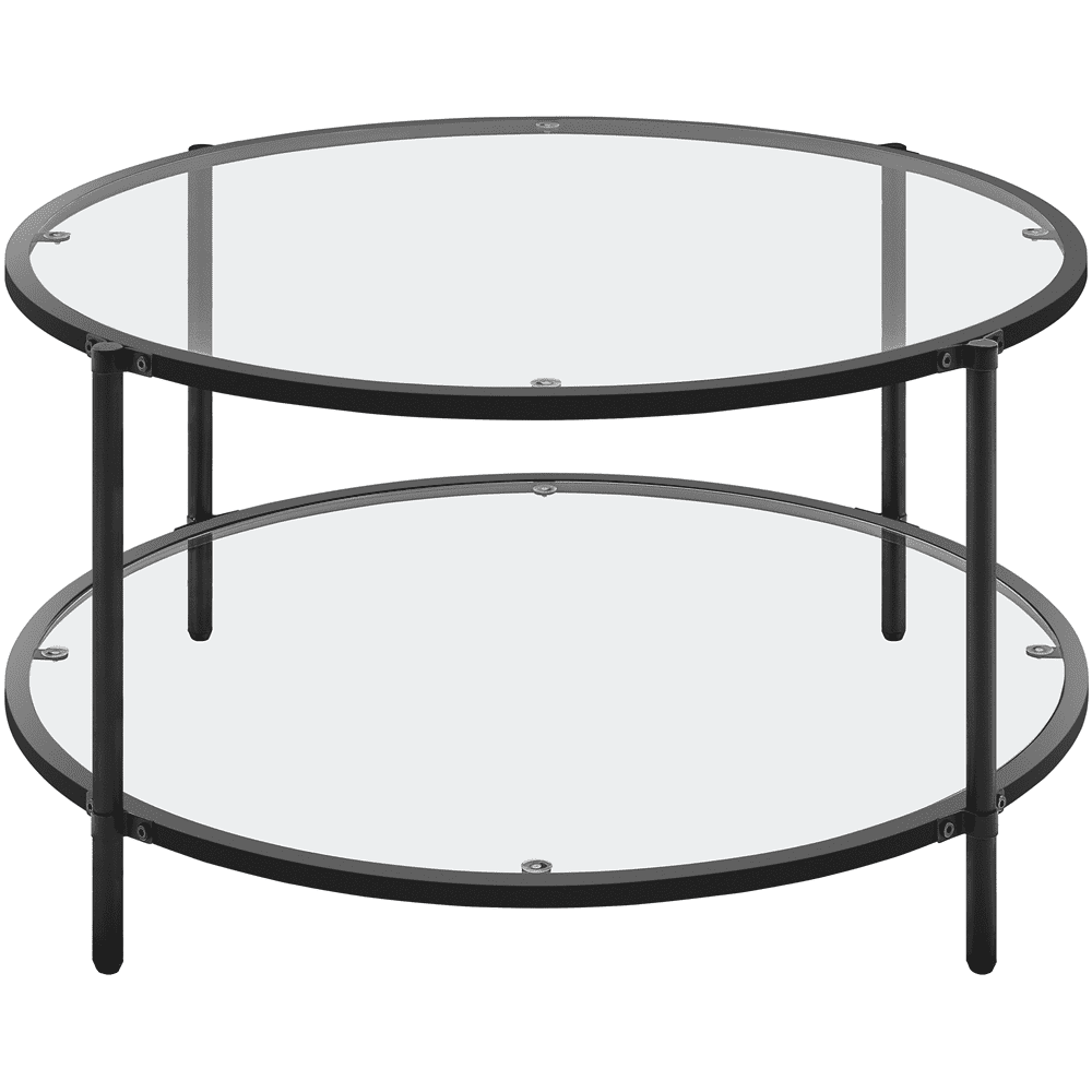 SMILE MART Modern Wood Lift Top Coffee Table with 3 Storage