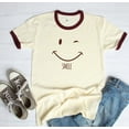 thumbnail image 1 of SMILE WINK Graphic Ringer Tee, 1 of 5