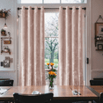 thumbnail image 1 of SMILETIME Crushed Velvet Curtains with Grommets Luxurious Thermal Insulated Soundproof Drapes for Dining Room Soft and Durable Light-Filtering Window Treatments, 2 Panels, 1 of 6