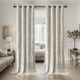 thumbnail image 1 of SMILETIME Crushed Velvet Curtains with Grommets Luxurious Thermal Insulated Soundproof Drapes for Door Curtains Soft and Durable Light-Filtering Window Treatments, 2 Panels, 1 of 6