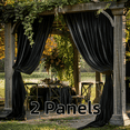 thumbnail image 1 of SMILETIME Outdoor Curtains for Patio, Premium Thick Privacy Rod Pocket Outside Curtains for Porch, Pergola, Cabana, 2 Panels, 1 of 9