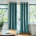 thumbnail image 1 of SMILETIME Velvet Curtains with Pattern, Thermal Insulated Soft Privacy Noise Reducing Light Filtering Velvet Drapes with Grommet for Dining Room, 2 Panels, 1 of 6
