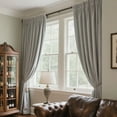 thumbnail image 1 of SMILETIME Velvet Curtains with Rod Pocket, Thermal Insulated Super Soft Privacy Noise Reducing Light-Filtering Velvet Curtains for Living Room Bedroom, 2 Panels, 1 of 6