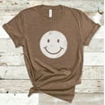 thumbnail image 1 of SMILEY FACE Graphic Short sleeve Tees Plus Size, 1 of 10