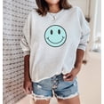 thumbnail image 1 of SMILEY FACE Graphic Unisex Fleece Pullover, 1 of 4