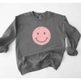 thumbnail image 1 of SMILEY FACE Graphic Unisex Fleece Pullover, 1 of 7