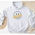 thumbnail image 1 of SMILEY HAPPY FACE Graphic Unisex Fleece Hooded Sweatshirt, 1 of 10