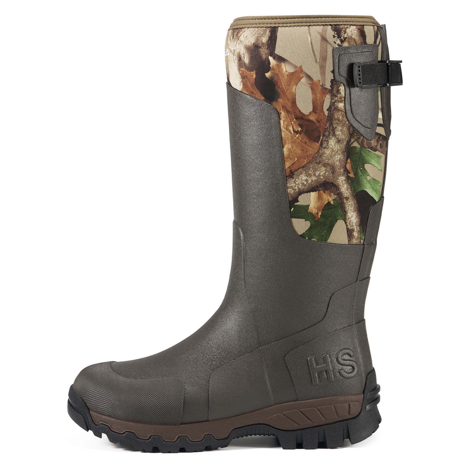 Rubber Insulating SMILIN Men's Waterproof Rubber Neoprene Muck Boots, Insulated Hunting ...