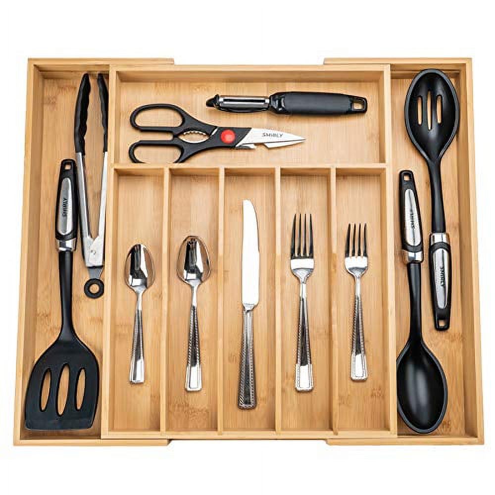 Better Homes & Gardens Bamboo Utensil & Cutlery Kitchen Organizer