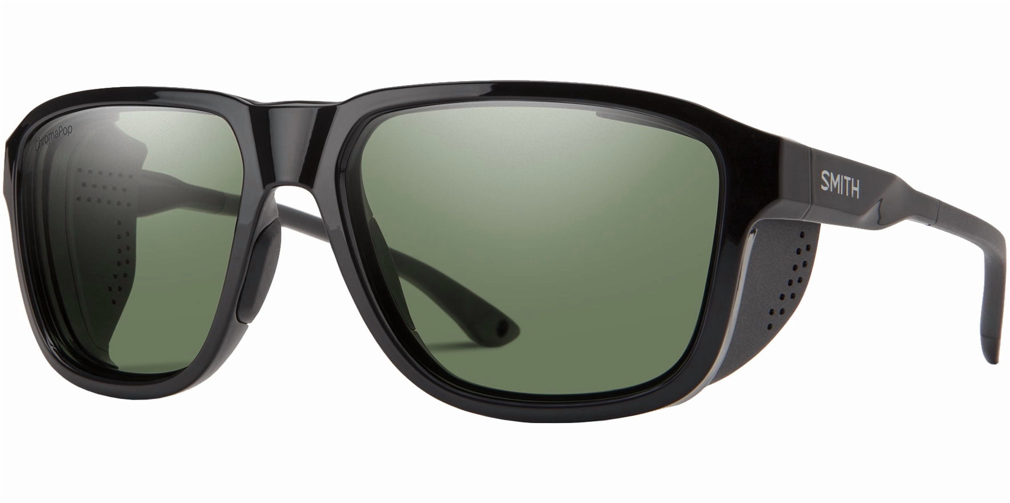 Smith Optics Embark Polarized ChromaPop Black Sunglasses with Side Shields - 20461780758L7