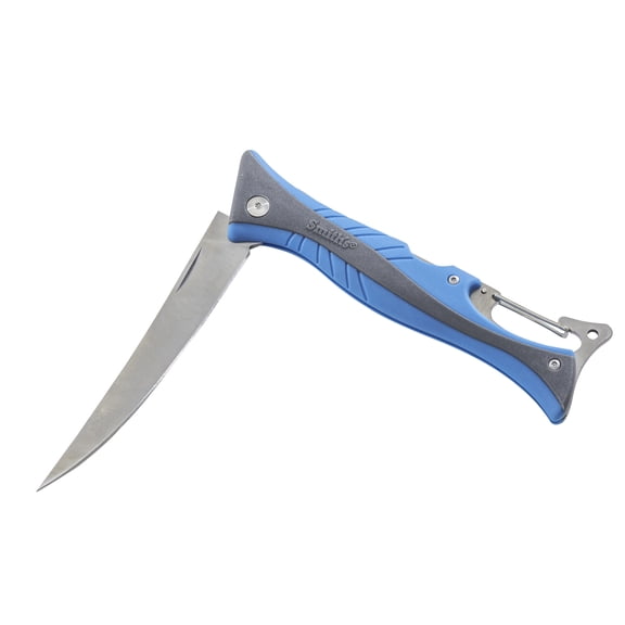SMITH'S REGALRIVER 51386 4 IN FOLDING FLEX FILLET KNIFE BLUE
