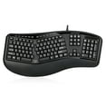 thumbnail image 1 of SMK-Link VP3827 TAA-Compliant Ergonomic Keyboard with Smart Card Reader - Black, 1 of 5