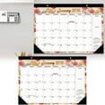 thumbnail image 1 of SMKE 2026-2027 Desk Wall Calendar,18-Month Long-Term Planner,Coil-Bound Flip Calendar,Floral Decor Calendar,Large Date Blocks,To-Do & Notes Module,Office Home Organizer,Decorative Schedule Tool B, 1 of 9