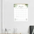 thumbnail image 1 of SMKE 2026 Hanging Wall Calendar,Watercolor Greenery Accent,Fade-Resistant Print Planner,Cross-Month Mini Calendar,Durable Ring Binding,Office Home Decor,Practical Schedule Organizer,Gift-Worthy L, 1 of 6