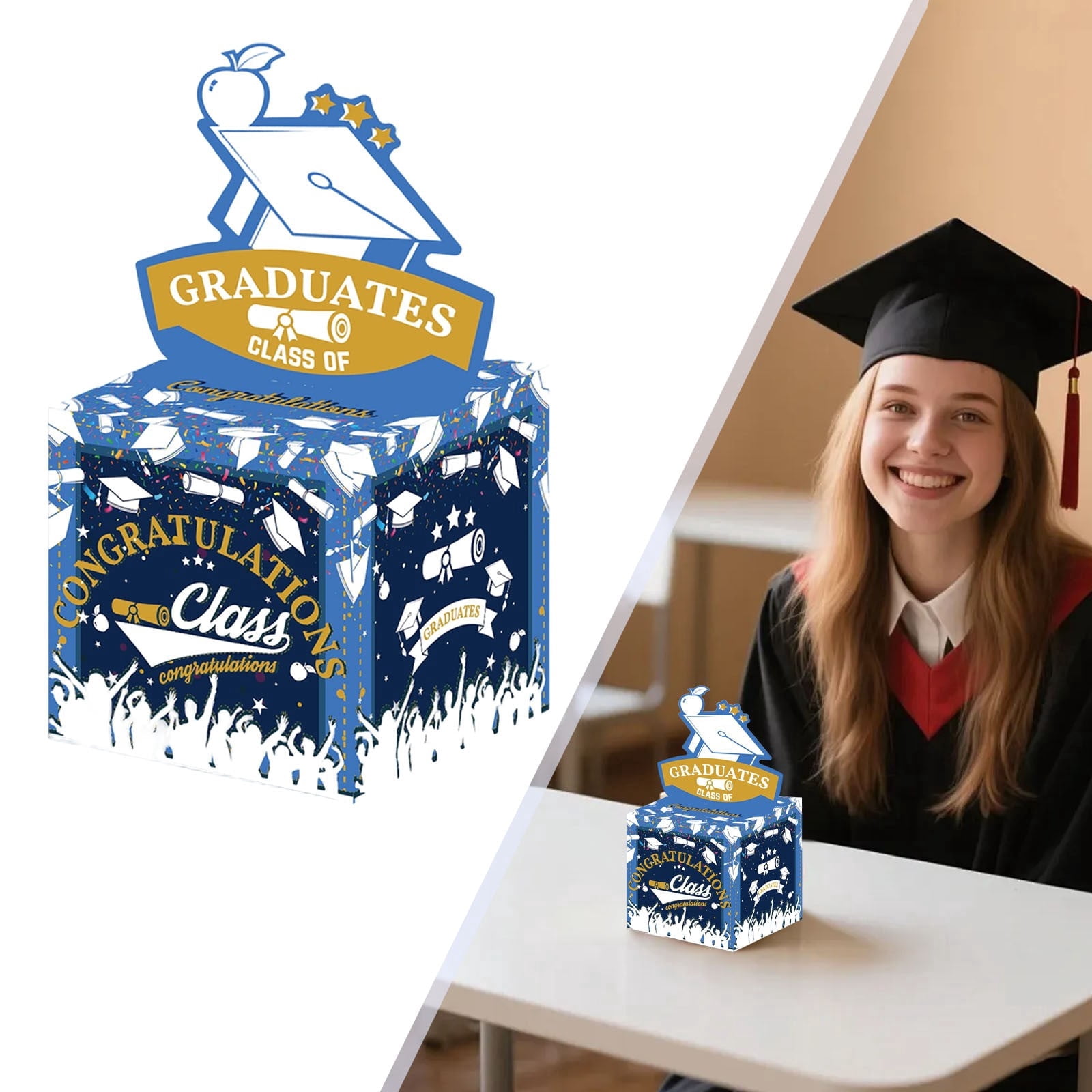 SMKE Class Of 2026 Box,Transparent Bag Set,Grad Achievement Box,Dream ...